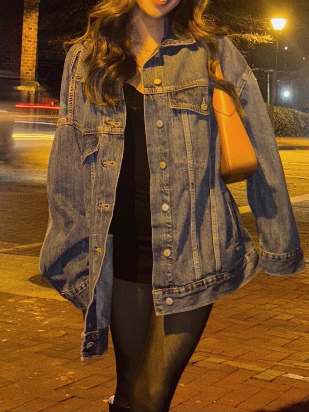 Oversized Blue Denim Jacket